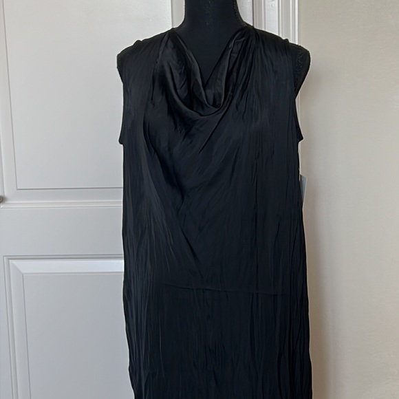 🔳H by Halston silky midi cowl neck dress - Picture 6 of 6